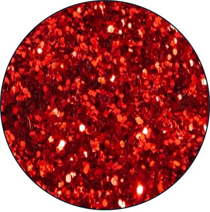 Rood 500gr Glitters